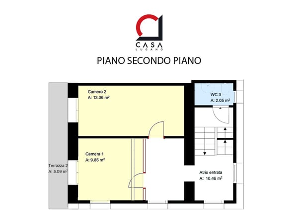 Affascinante casa storica 5,5 da riattare con affaccio sui monti. 14