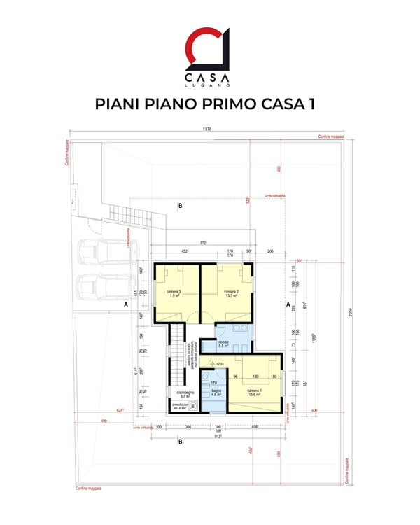 Nuove case 5.5 di medio-alto standing con giardino in edificazione. 17