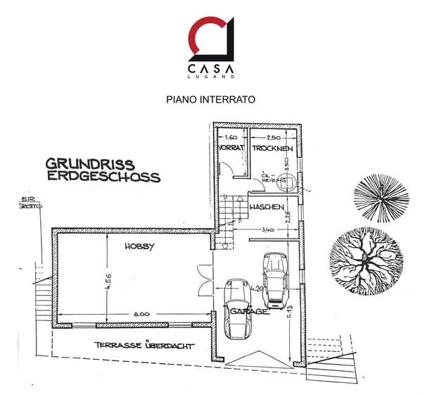 Casa 5.5 completamente ristrutturata con grande giardino e ampio fondo 20