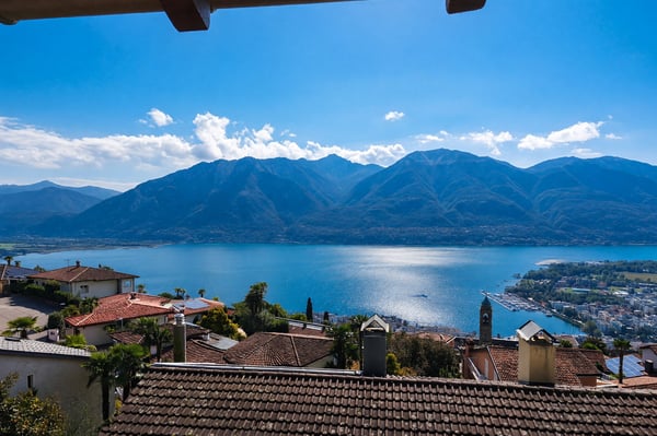 Villa unifamiliare 5,5 vista lago con giardino e camino 2