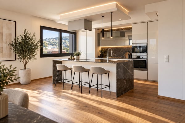 Elegante attico 4,5 con roof top privato e piacevole vista aperta 5