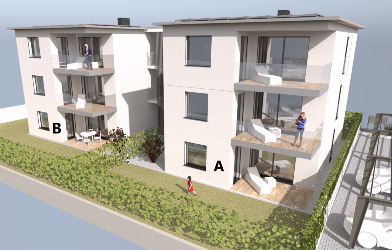 Appartamento 1 di  3.5 locali piano terra con giardino