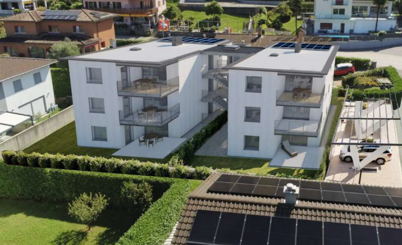 Appartamento 1 di  3.5 locali piano terra con giardino