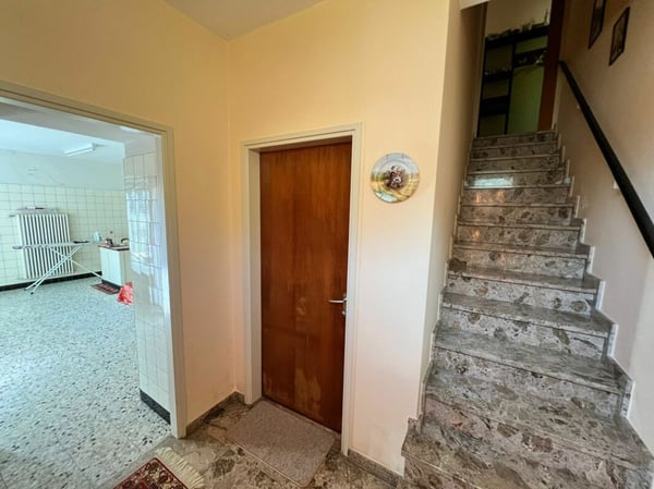 Casa di 1 locali + spazio commerciale + rustico + terreno 18