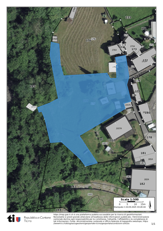 Casa di 1 locali + spazio commerciale + rustico + terreno 37