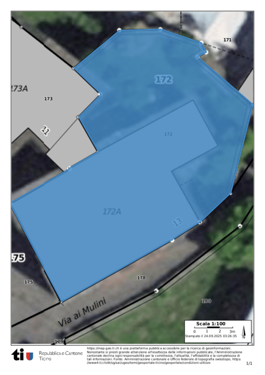 Casa di 1 locali + spazio commerciale + rustico + terreno 36