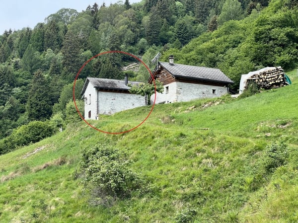 Rustico di 3 locali con terreno 16
