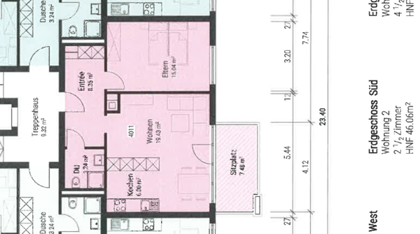 3.5-Zimmer Gartenwohnung 6