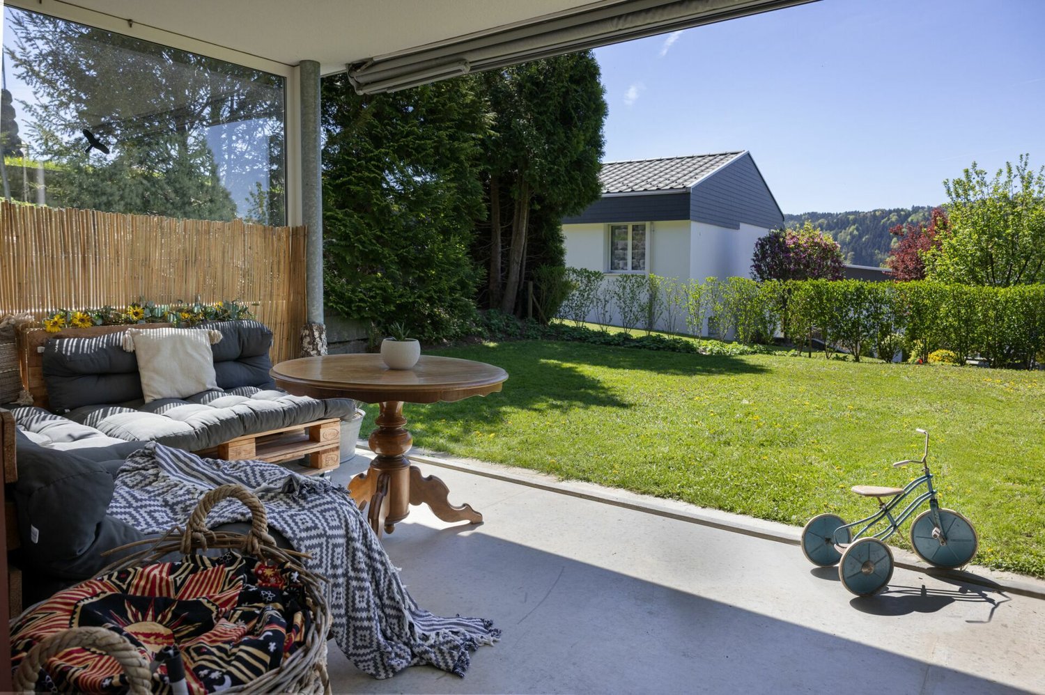 Immobilie in Nebikon - Gartenwohnung  mit Gewerberaum für Yoga oder Pilates - Bild 2