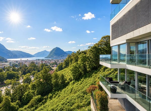 Elegante appartamento con vista lago mozzafiato