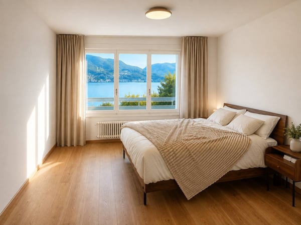 Esclusiva casa vista lago tra Morcote e Figino 9