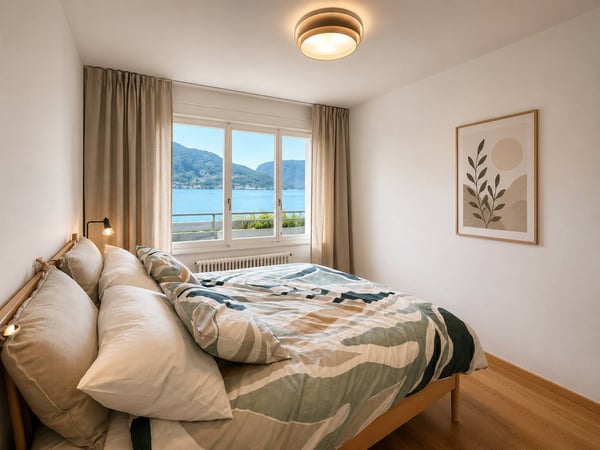 Esclusiva casa vista lago tra Morcote e Figino 8