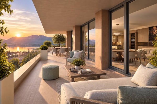 Residenza La Piana – Melide | Eleganza contemporanea con vista lago