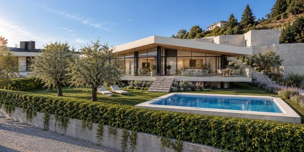 Stupenda villa unifamiliare con piscina. 1