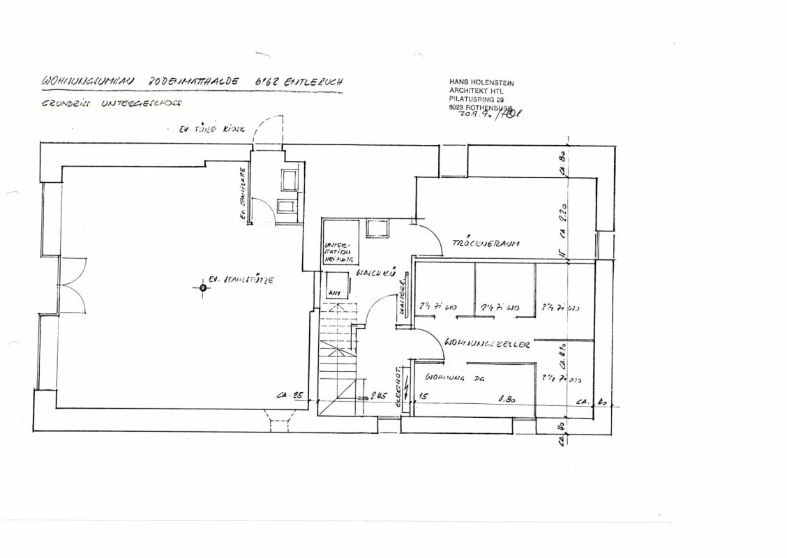 Mehrfamilienhaus mit Entwicklungspotenzial im Zentrum von Entlebuch
