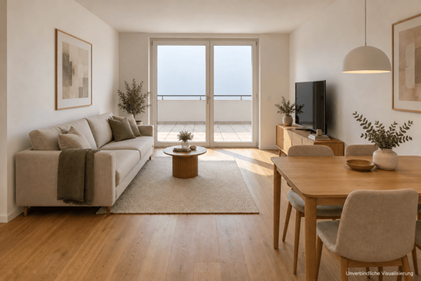 2.5-Zimmer-Neubauwohnung mit grosszügiger Sonnenterrasse