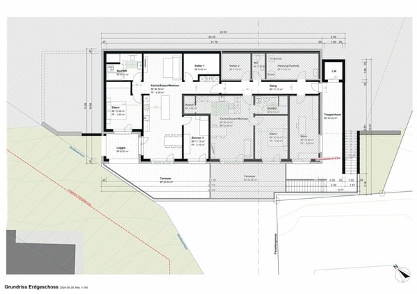 3.5-Zimmer-Neubauwohnung mit grosszügiger Terrasse und Loggia 4