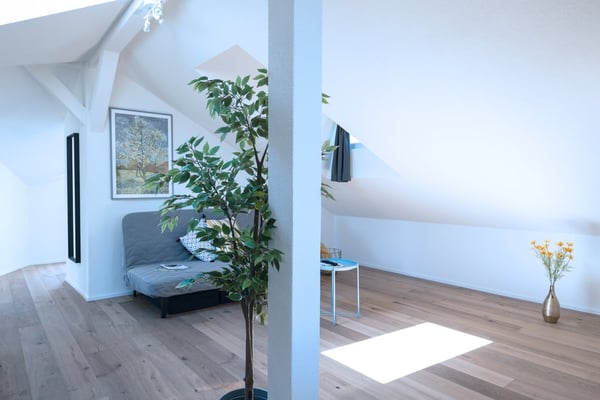 Helle 1 Zimmer Dachwohnung mit Aussicht in Zürich Wiedikon 5