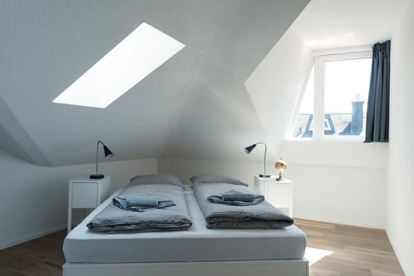 Helle 1 Zimmer Dachwohnung mit Aussicht in Zürich Wiedikon 14