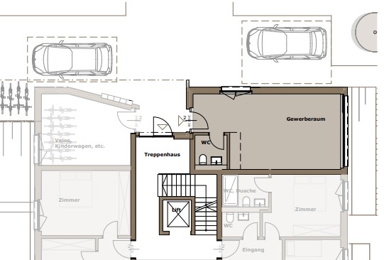 Vielseitige Gewerbeimmobilie mit Garage in Ruswil 2