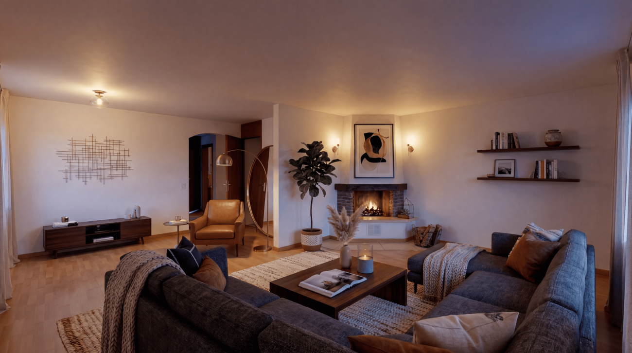 Casa a schiera di 4,5 locali con grande giardino e vista panoramica