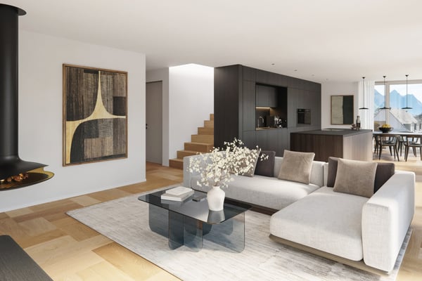4.5 Zi. Neubau-Attika mit Dachterrasse 4.B 1