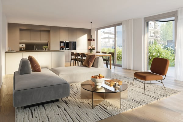 5.5 Zi. Neubau-Gartenwohnung 0.A