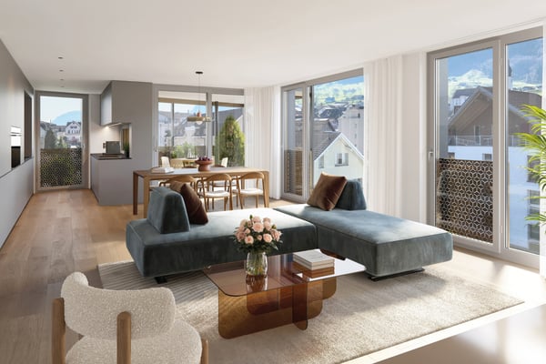 4.5 Zi. Neubauwohnung mit Loggia 3.B