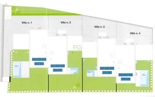Grandi ville gemelle con ampio giardino 5