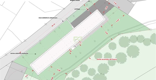 Terreno edificabile con progetto approvato per 4 moderni appartamenti 4