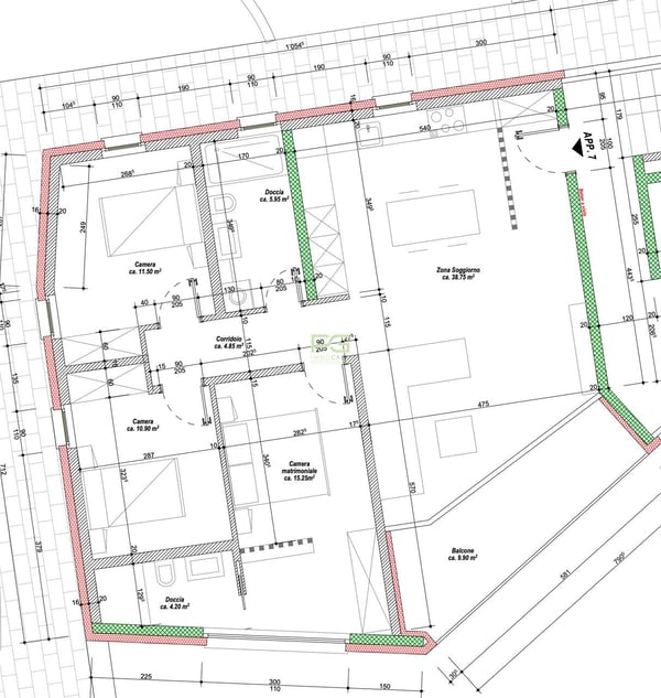 Nuovo appartamento in zona centrale a Giubiasco 6