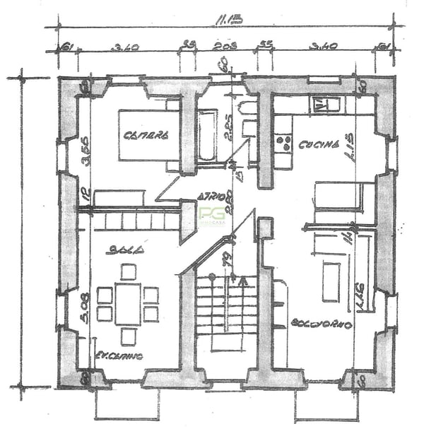 Casa bifamiliare con giardino in ottima posizione 12