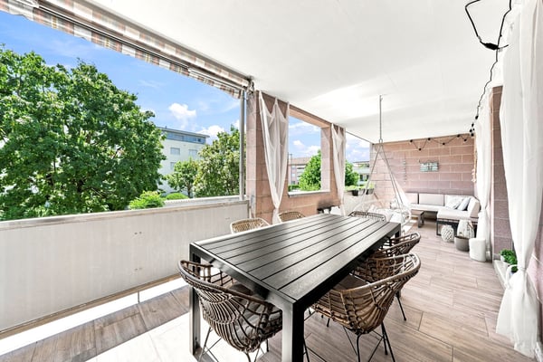 Stilvoll wohnen mit grossem Balkon 11