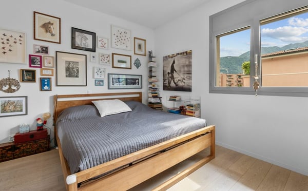 Splendido Attico vista lago Melide 8