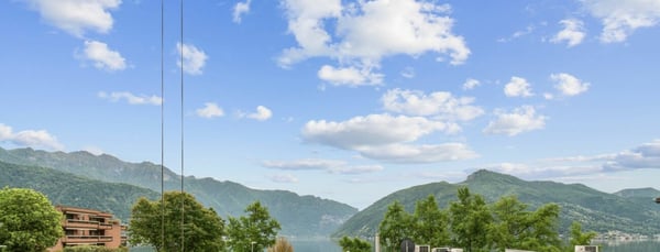 Splendido Attico vista lago Melide 14