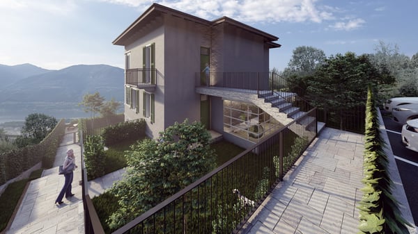 Attico da 1.5 locali con sottotetto e vista sul tutto il lago Maggiore 13