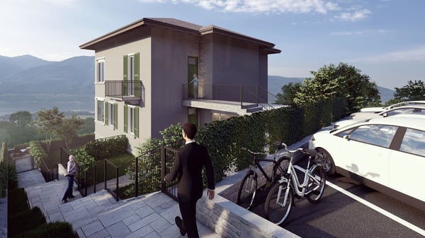 Attico da 1.5 locali con sottotetto e vista sul tutto il lago Maggiore 5