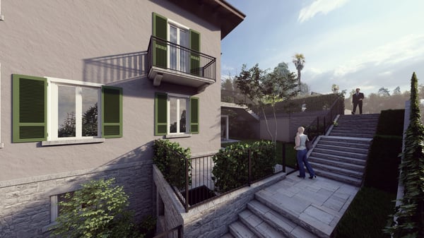 RESIDENZA SECONDARIA - Appartamento con terrazza di 1.5 locali con vista panoramica a Locarno 2