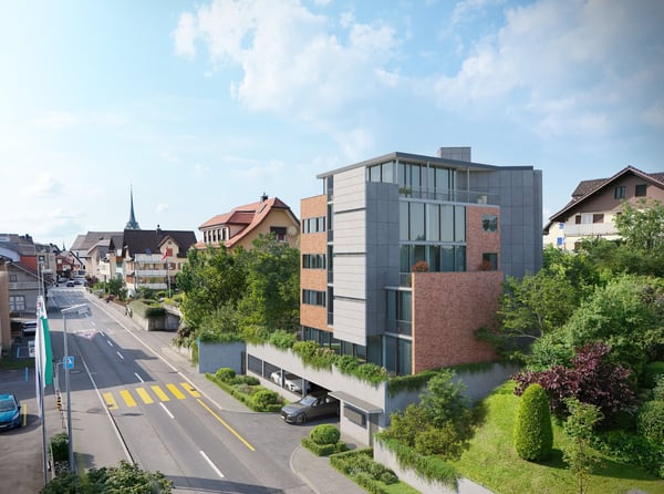 1.5-Zimmer-Neubauwohnung mit grosser Terrasse und privatem Garten - Letzte verfügbare Wohnung 2