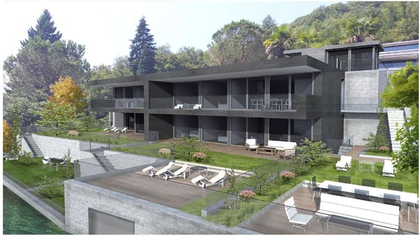 Meravigliosa villa a lago a Melide 3