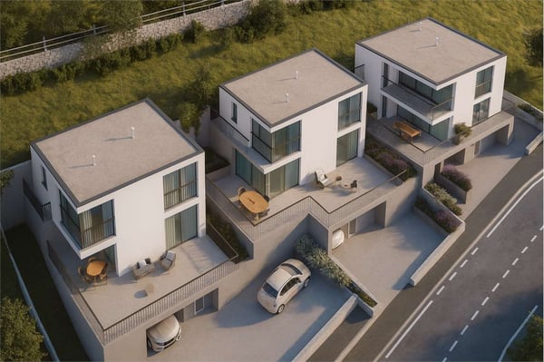 Manno - 4.5 locali con giardino in costruzione 4