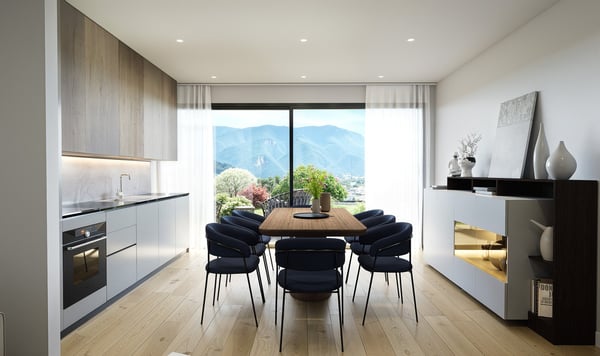 Elegante 3.5 locali con giardino e vista lago 1
