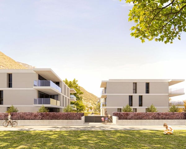 Generoso 1.5 locali con ampia terrazza e giardino in zona tranquilla 15