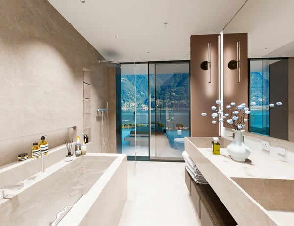 Attico da sogno con vista lago, wellness e piscina 4