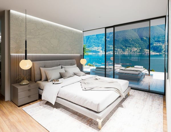 Attico da sogno con vista lago, wellness e piscina 3