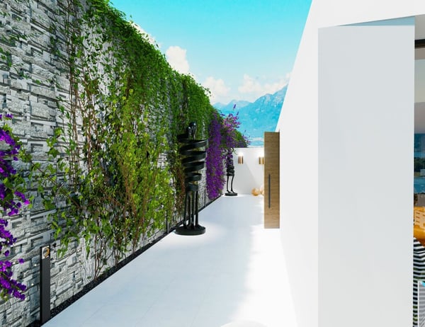 Attico da sogno con vista lago, wellness e piscina 8