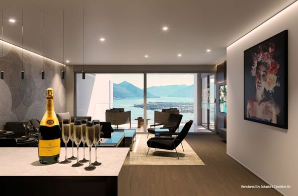 Lussuoso 3.5 locali: modernità ed eccellenza con vista lago 2