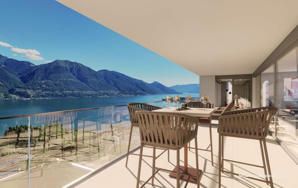 Lussuoso 5.5 locali: modernità ed eccellenza con vista lago 12