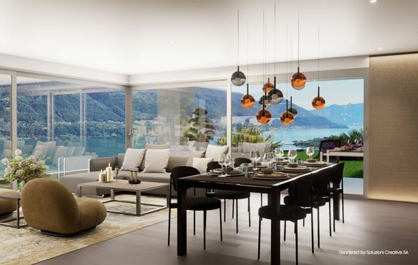 Lussuoso 4.5 locali: modernità ed eccellenza con vista lago 2