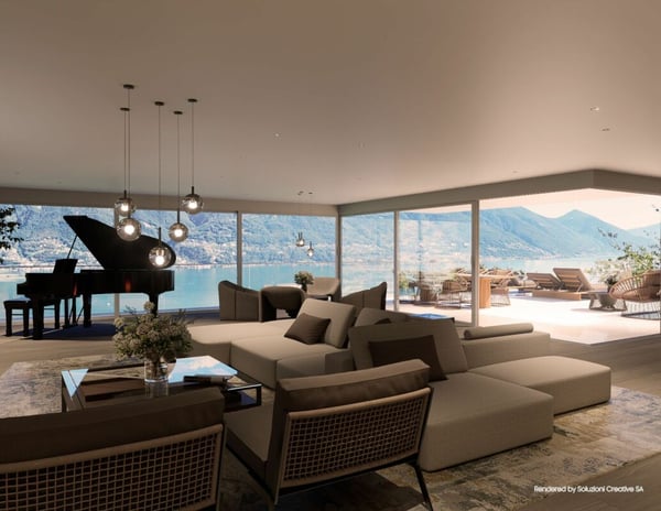 Zweitwohnsitz - Villa da sogno in posizione unica con imprendibile vista lago, wellness e piscina 2